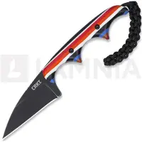CRKT Faca de pescoço Minimalist Wharncliffe, multicolored
