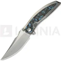We Knife Quinseris, Polished BB Ti/Arctic Storm CF, Satin