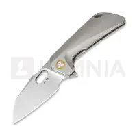 Kizer Cutlery Navalha Takahe S35VN, Gray Titanium, Stonewash