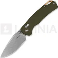 Kershaw Navalha Proximal - Stonewash - G10, verde oliva