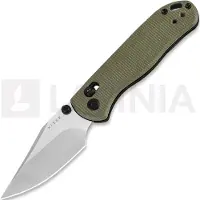Kizer Cutlery Navalha Drop Bear 2 Clutch Lock, Green Micarta, Satin