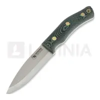 Casström Faca No.10 Swedish Forest knife Sandvik Full Flat Birch, azul