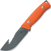 FOX Knives Rifle Ejector FX-663 OR, Orange G10 faca fixa, Raven Knives design