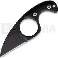 Fred perrin Faca de pescoço Le Shorty Black Neck Knife