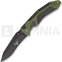 V Nives Navalha Fractal Linerlock A/O, verde