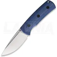 Petrified Fish Faca Beluga - Satin - Micarta, azul