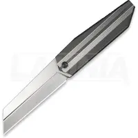 We Knife Collinear, Gray/Satin Titanium, Hand Rubbed