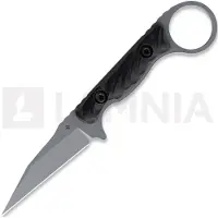 Toor Faca Jank Shank W, Black G-10, Gray Gun-Kote