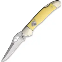 Bear & Son Navalha Lockback Yellow Delrin