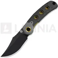 Kizer Cutlery Navalha Pioneer Clip Point, Marble Carbon Fiber & Titanium, DLC