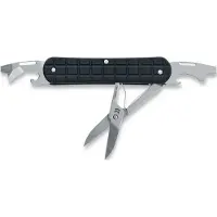 FOX Vulpis 3-Tools FX-VPGPW-130-F3-BK, Stainless Steel, Black Aluminum multiferramenta