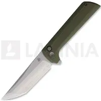 North Mountain Blade Navalha Chop 2 Button Lock Green G-10