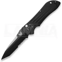 Benchmade Navalha Auto Stryker 154CM, faca serrilhada