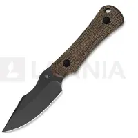Kizer Cutlery Bone 1122A1 Matte DLC 3V, Norplex Ultrex Micarta, faca fixa, Maverick Customs design