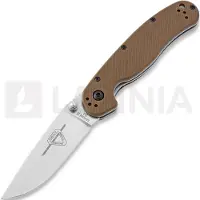 Ontario Navalha RAT-2 D2, satin, marrom