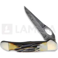Bear & Son Navalha Lockback India Stag Bone