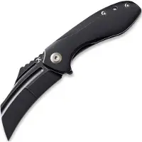 Kansept Knives Navalha KTC3 Linerlock Black Stonewashed Ti