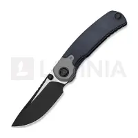 Kizer Cutlery Navalha Pioneer Drop Point, Blue Canyon Richlite & Titanium, PVD