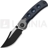 Kizer Cutlery Navalha Pioneer Clip Point, Blue Canyon Richlite & Titanium, PVD