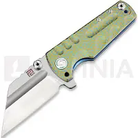 Artisan Navalha Proponent Framelock CPM S35VN, gold/blue