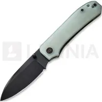 We Knife Big Banter, Natural G-10, Black Stonewash