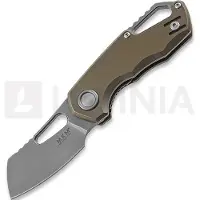 MKM Knives Navalha Isonzo M390 Cleaver, bronze anodized titanium
