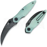 Bestech Navalha Mantidae - Blackwash - G10, jade