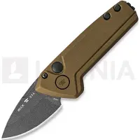 Buck Navalha Auto Mini Deploy Burnt Bronze