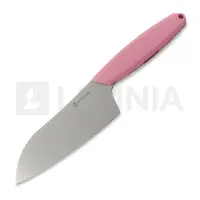 Maxace Faca de cozinha Fang Hunt, Pink G-10