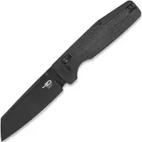 Bestech Slasher - Blackwash - Micarta, preto