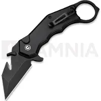 CIVIVI Navalha Amaroq, Black Aluminum, Black Stonewash