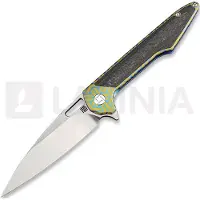 Artisan Navalha Archaeo Framelock, Gold/Blue