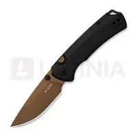 Kizer Cutlery Navalha T1 BD Elmax, Black Aluminum, Sunset Metal PVD & Stonewash