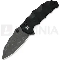 CIVIVI Navalha Natterjack Damascus, Milled Black G-10