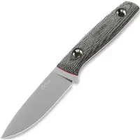 Trc knives Faca Classic Freedom FFG M390 satin, black micarta red liner