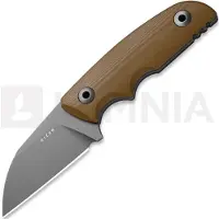 Kizer Cutlery Faca Snick AEB-L, Brown G-10, Stonewashed