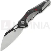 Bestech Navalha Nogard - Blackwash + Satin - Black Red Marble CF, cinza