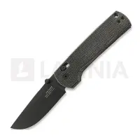 The James Brand Navalha The Kline - Black / Black / Micarta / Straight