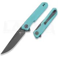 Bestechman Navalha Mini Dundee - Grey PVD - G10, light blue