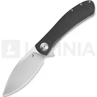 Trollsky Knives Navalha Mandu EVO 14C28N, Black Micarta, Satin