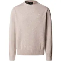 Hackett London para homem. HM7000116 Camisola bege essencial (M), Algodão, Clássico, Couro sintético