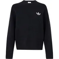 Adidas Originals Pullover 'Trefoil Essentials' preto / branco