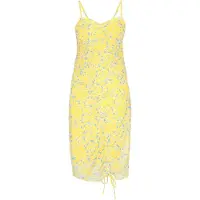 IZIA Vestido turquesa / amarelo