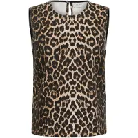 Kaffe Top 'KAJessica' bege / preto