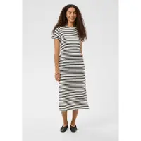 Love Copenhagen Vestido 'Dominika' preto / branco