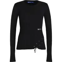Karl lagerfeld JEANS Pullover preto / branco