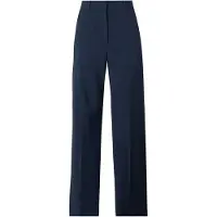 Weekend Max Mara Calças com vincos 'VISIVO' navy