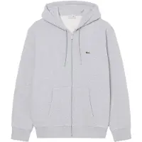 Lacoste Sweat-shirt carapuço Sweatshirt zippé à capuche en molleton homens - Cinza - EU S