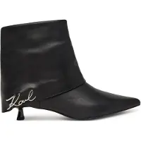 Karl Lagerfeld Botas pelo tornozelo preto