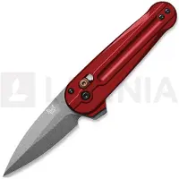 Benchmade Navalha Lowden M390 Grey Cerakote, Phoenix Red Aluminum